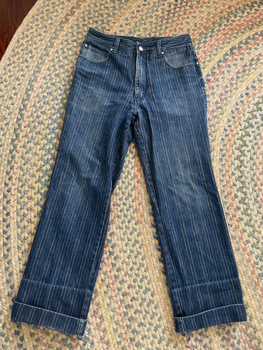 Vintage Sergio Valente Striped Jeans